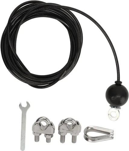 HERCHR Cable de polea de fitness de 157 pulgadas / 197 pulgadas, ajustable, sistema de polea de repuesto para gimnasio en casa, cable de polea