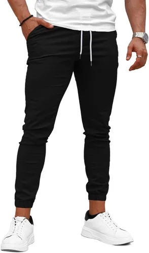 Miniatura 2 de GINGTTO Mens Joggers Pants Slim Fit Tapered Leg Hiking Outdoor Jogging Track Pants