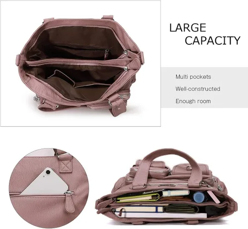 Miniatura 4 de Monederos grandes para mujer, bolsos de hombro, bolso Hobo para mujer