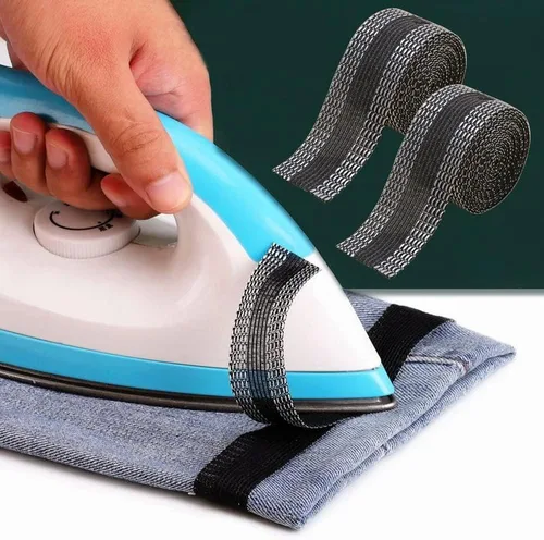 Miniatura 5 de Tiras Modificadoras para Bordes de Pantalones, Tiras Termoadhesivas para Acortar Bordes de Pantalones, Pasta Autoadhesiva para Dobladillo
