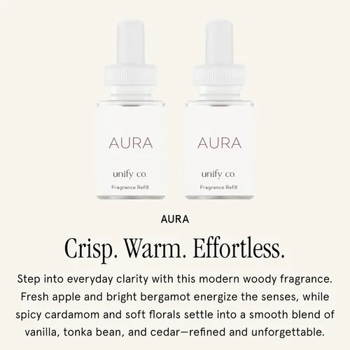 Miniatura 2 de Pura & Unify Co. Recambio de aroma para el hogar, difusor de aire inteligente, fragancia de lujo de larga duración por recambio, esencial