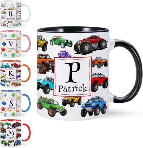 Miniatura 10 de Taza de Navidad personalizada para niños, taza de café con nombre personalizado de muñeco de nieve para niñas y niños, taza de chocolate caliente
