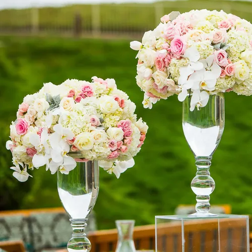 Miniatura 7 de Maitys Espuma floral con cuenco de 4.7 pulgadas, kit de arreglo floral verde para bricolaje, espuma húmeda redonda, flores de pasillo de boda
