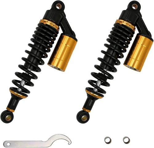 Amortiguadores universales para motocicleta, 12.598 in, amortiguador de aire trasero para Honda Kawasaki Suzuki Yamaha Go Kart ScootersSport Street