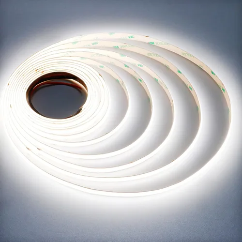Miniatura 11 de JOYLIT Tira de luces LED COB de 24 V, 16.4 pies, 3000 K, blanco cálido, 550 lm/ft, súper brillante, CRI 95+, UL Premium, 2400 LED, cinta adhesiva