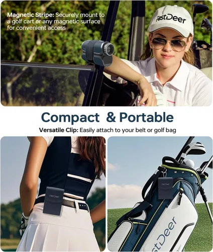 Miniatura 9 de Range Finder Golf S2,Premium Touchscreen & Automatic Brightness Adjustment High Precision Golf Range Finder,Flag Lock Vibration,Golf Rangefinder