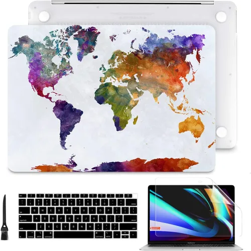 Miniatura 11 de Batianda - Carcasa rígida protectora de plástico transparente y mate para MacBook Pro (2019, 2018, 2017, 2016) de 13 pulgadas, modelo A2159, A1989