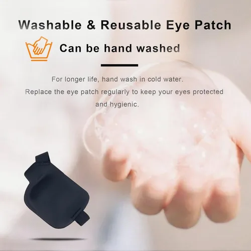 Miniatura 8 de Parche para ojos 3D, parches médicos para adultos y niños, parches para ojos perezosos para ambliopía 3D para ojo izquierdo Negro