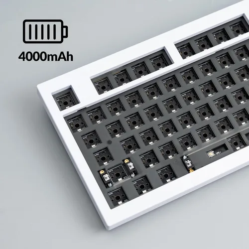 Miniatura 8 de Keychron Q5 Pro Teclado mecánico inalámbrico QMK/VIA Barebone, diseño del 96% con perilla programable, diseño de doble junta, retroiluminación RGB