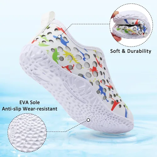 Miniatura 4 de Fires Zapatos de agua para niños y niñas, de secado rápido, transpirables, calcetines de agua descalzos para playa, natación, zapatos deportivos