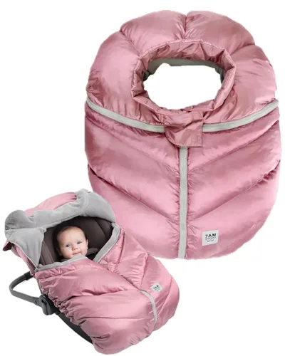 Miniatura 12 de 7AM Enfant Fundas de asiento de automóvil, funda de bebé Cocoon para niños y niñas, repelente de lluvia y nieve, transpirable, resistente al viento