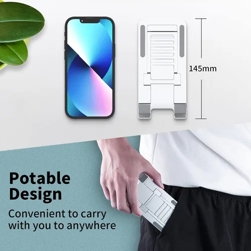 Miniatura 4 de Soporte de teléfono celular para iPhone 17 Pro Max 17e 16e 16 15 14 13 para Samsung S26 Ultra S25 S23 A17 A16 Pixel 10a soporte de cuna ajustable