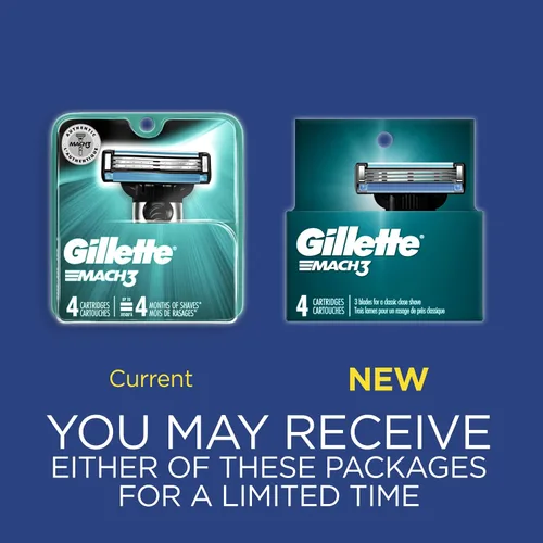 Miniatura 11 de Gillette Mach3 - Cuchillas de repuesto para hombre, el embalaje puede variar, fresco, 4