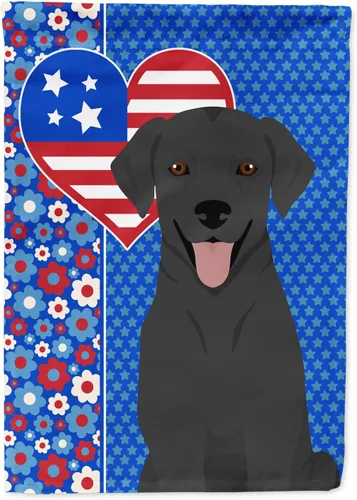 Miniatura 176 de Caroline's Treasures WDK5119GF - Bandera de jardín americana de Airedale Terrier de Estados Unidos, color negro y tostado, bandera decorativa