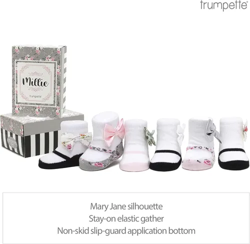 Miniatura 44 de Trumpette Juego de calcetines para bebé niña, 6 pares