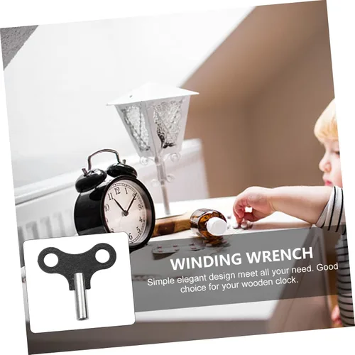 Miniatura 6 de DOITOOL Juego de llaves de reloj de metal, llave de relojería para el hogar, llave de bobinado para accesorios de reloj
