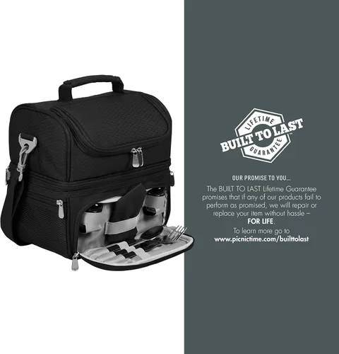 Miniatura 10 de PICNIC TIME NFL Pranzo Lunch Bag, Insulated Lunch Box with Picnic Set, Lunch Cooler Bag