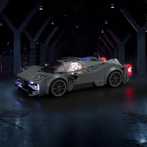 Miniatura 4 de BrickBling Iluminación LED compatible con Lego Speed Champions Pagani Utopia 76915 Race Car; nuevo kit de luces 2023 compatible con Lego Pagani