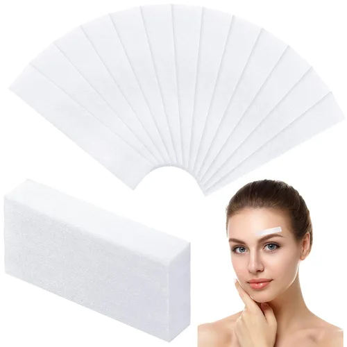 Miniatura 8 de Maitys 400 tiras de cera para cejas, depilación de cejas, tiras faciales de papel de cera para mujeres y hombres, labios y cara
