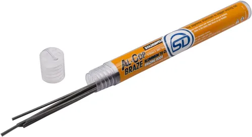 Miniatura 2 de Supplying Demand SW-ALCU5.5 Paquete de 5 varillas de aluminio a cobre o latón Varillas de soldadura de 8 pulgadas Electrodoméstico Refrigeración HVAC
