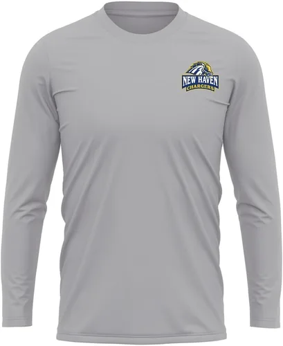 Miniatura 171 de Camisa deportiva de manga larga oficial de la NCAA Collegiate para hombre, con logotipo en el pecho izquierdo, colección Athletic Heather