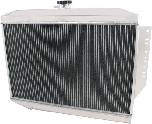 Miniatura 3 de ALLOYWORKS Radiador de aluminio de 4 filas para Jeep Cherokee Wagoneer J10 J20 J-2500 J-2600 5.9 6.6L V8 GAS All Aluminum Radiator. Superior