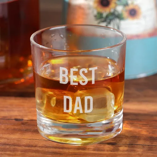 Miniatura 5 de Vaso de whisky personalizado grabado con tu texto personalizado, vaso de bourbon grabado de 12 onzas para cócteles, regalo personalizado para Gafas