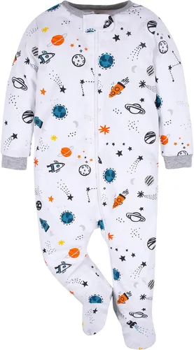 Miniatura 3 de Gerber Sleep 'n Play - Mamelucos para niños bebés, paquete de 4