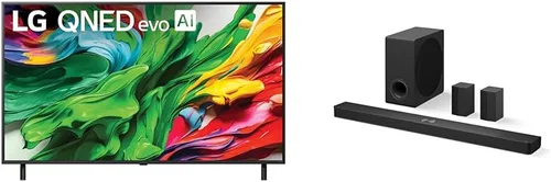 Miniatura 31 de LG Smart TV QNED 85A 4K de 55" y barra de sonido S70TY de 3.1.1 canales, Dolby Atmos, Orquesta Wow, altavoz trasero listo, subwoofer inalámbrico