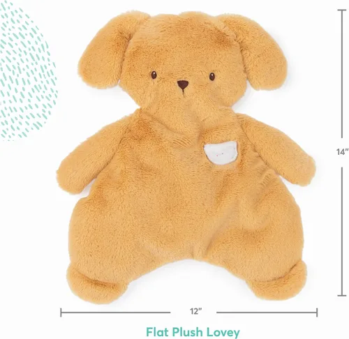 Miniatura 3 de GUND Baby Oh So Snuggly Puppy Lovey, manta de felpa suave de primera calidad para bebés y recién nacidos, color amarillo caramelo Manta para recién