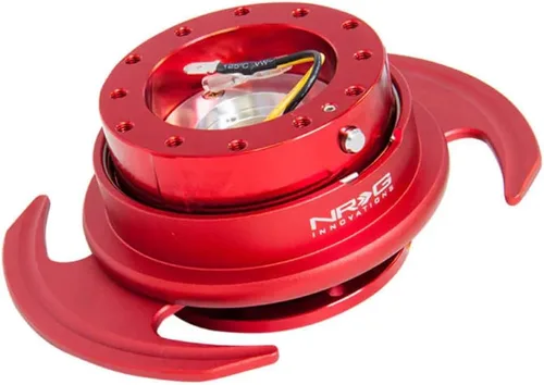 Miniatura 3 de NRG Innovations NRG-SRK-650BK GEN 3.0 Volante de Carrera con Adaptador de Buje de Liberación Rápida, Diseño de 6 Agujeros y Patrones de Pernos