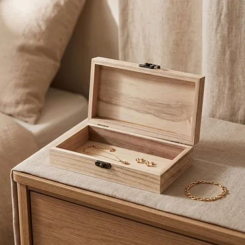 Miniatura 7 de FUNSUEI 10 cajas de madera de 7.9 x 3.9 x 2 pulgadas, caja de madera sin terminar, cajas de madera para manualidades, cajas de madera con tapa