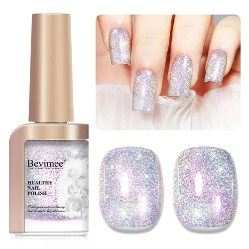 Miniatura 13 de Esmalte de uñas de secado rápido, color rosa, esmalte de uñas transparente, esmalte de uñas de secado rápido regular, a granel, sin gel, de larga