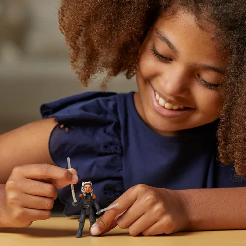 Miniatura 7 de STAR WARS Mission Fleet T-6 Jedi Shuttle, juego de figuras de acción Ahsoka a escala de 2.5 pulgadas, barcos, juguetes para niños y niñas de 4 años