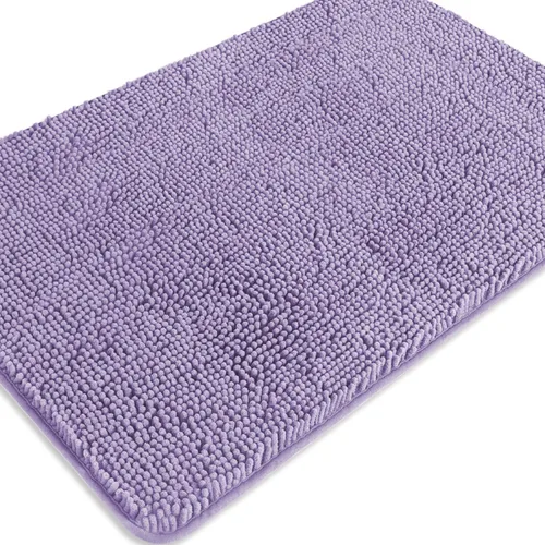 Miniatura 52 de Alfombra de baño pequeña de 12 x 18 pulgadas, lavable y absorbente, antideslizante, alfombra de baño de felpilla gruesa y suave para baño, ducha
