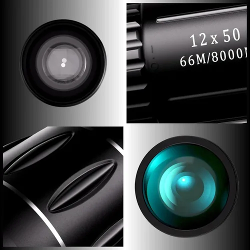 Miniatura 2 de Monoculares para adultos de alta potencia, alcance monocular BAK4 prisma con ocular grande, mosquetón telescópico portátil, monoscopio de mano