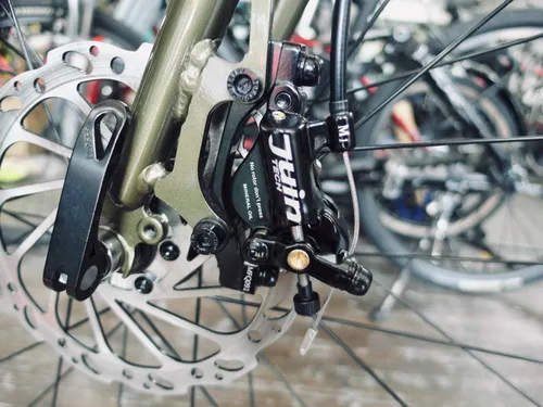 Miniatura 4 de Juego de pinzas de freno de disco hidráulicas accionadas por cable M1, freno híbrido extra potente para carretera/montaña/ciclocross/grava/bicicleta