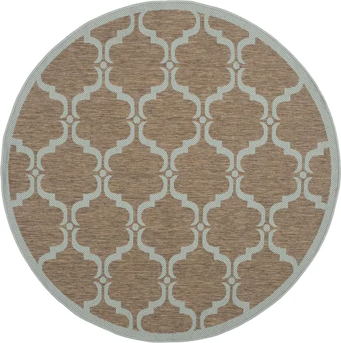 Miniatura 9 de SAFAVIEH Alfombra lavable al aire libre Courtyard Collection - 9 x 12 pies, beige y terracota, no desprende pelusa y fácil limpieza, ideal