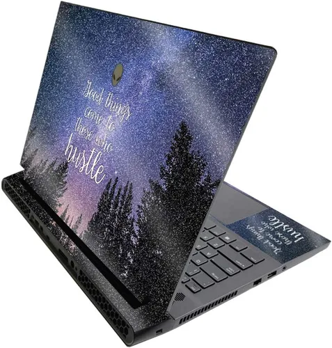 Miniatura 719 de MightySkins - Skin brillante con purpurina para Alienware M17 R3 (2020) y M17 R4 (2021) - Diversión de los años 90 Acabado duradero con purpurina