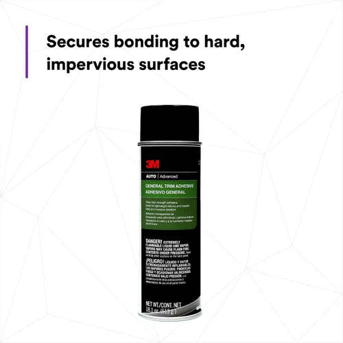 Miniatura 4 de 3M Adhesivo para Adornos Generales 08088, Alta Resistencia, Secado Transparente, Aerosol, 18.1 oz