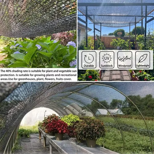 Miniatura 4 de Tela de sombra para plantas de invernadero, velas de sombra con 40-50% de bloqueo solar - para jardín exterior, pérgola, patio, césped, plantas