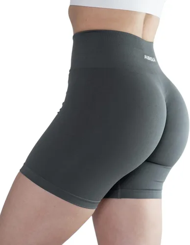 Miniatura 8 de AUROLA Intensify - Pantalones cortos de entrenamiento para mujer, sin costuras, para gimnasio, yoga, correr, deporte, ejercicio activo, fitness