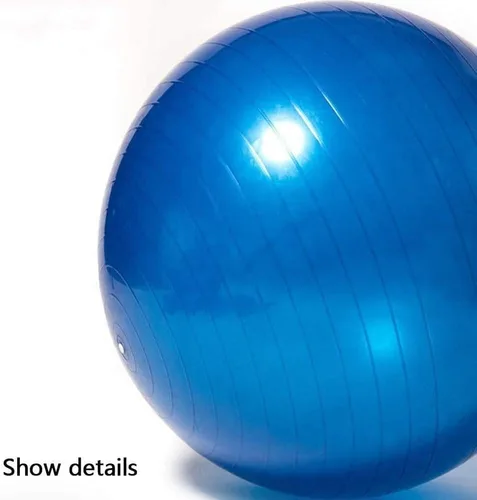 Miniatura 6 de MDybf Pelota de fitness, pelota de yoga, pilates, ejercicio, pelota de fitness con bomba de aire, para el hogar, oficina, fitness, equilibrio