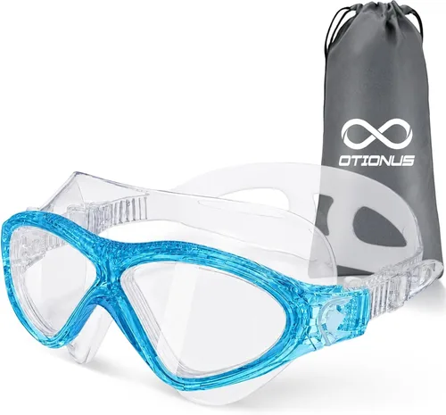 Miniatura 9 de Gafas de natación para adultos, gafas de natación de silicona líquida antivaho para hombres y mujeres con visión clara de 180° y antiniebla/UV