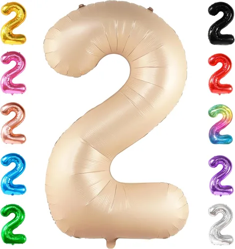 Miniatura 179 de Globo gigante plateado del número 0 de 40 pulgadas – Globo Mylar del número 0 Globo plateado 0 para decoraciones de fiesta Globo plateado