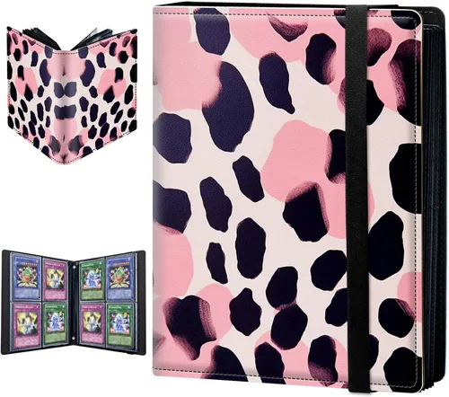 Miniatura 9 de Carpeta para tarjetas intercambiables, 4 bolsillos para tarjetas intercambiables, 160 bolsillos de doble cara, funda para tarjetas