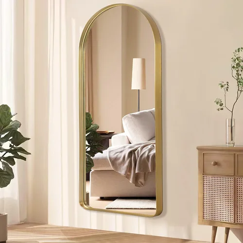 Miniatura 17 de NicBex Espejo de tocador de baño de 32 x 22 pulgadas, espejo de pared con marco de aleación para tocador de baño, dormitorio, pasillo y decoración
