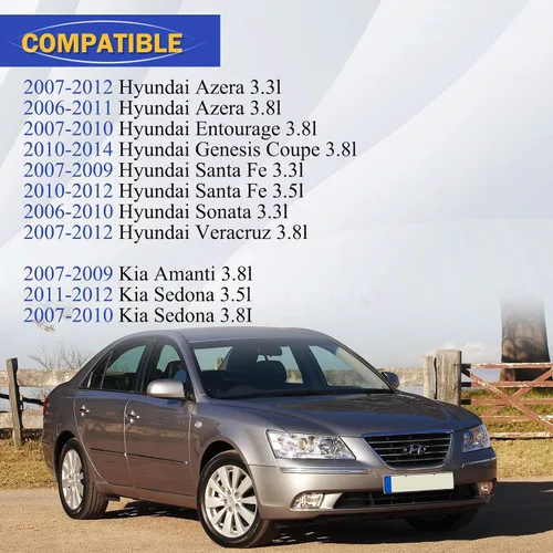 Miniatura 2 de X4XZ Varilla de nivel de aceite de motor para 06-11 Kia Sedona/07-09 Kia Amanti/06-12 Hyundai Azera/07-12 Hyundai Sonata/07-12 Hyundai Veracruz
