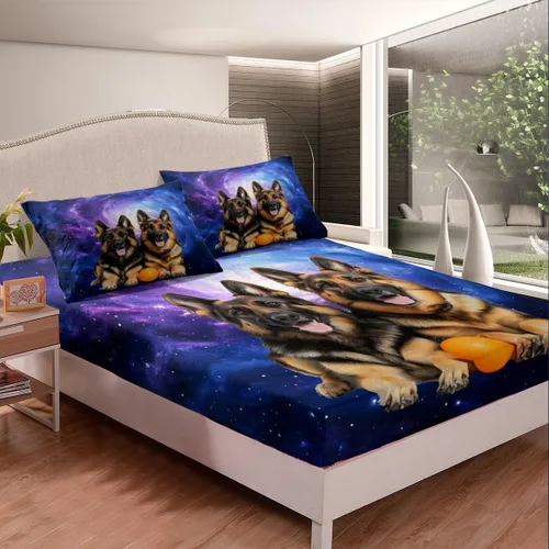 Miniatura 19 de Feelyou - Juego de sábanas con diseño de árbol de la vida, sábana bajera ajustable con ramas de temática natural, juego de ropa de cama, flores