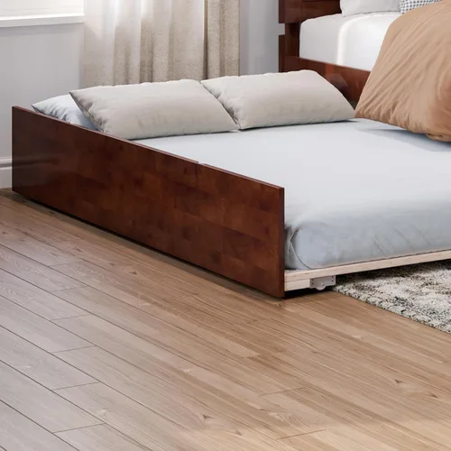 Miniatura 7 de AFI Cama nido Urban de tamaño matrimonial en espresso